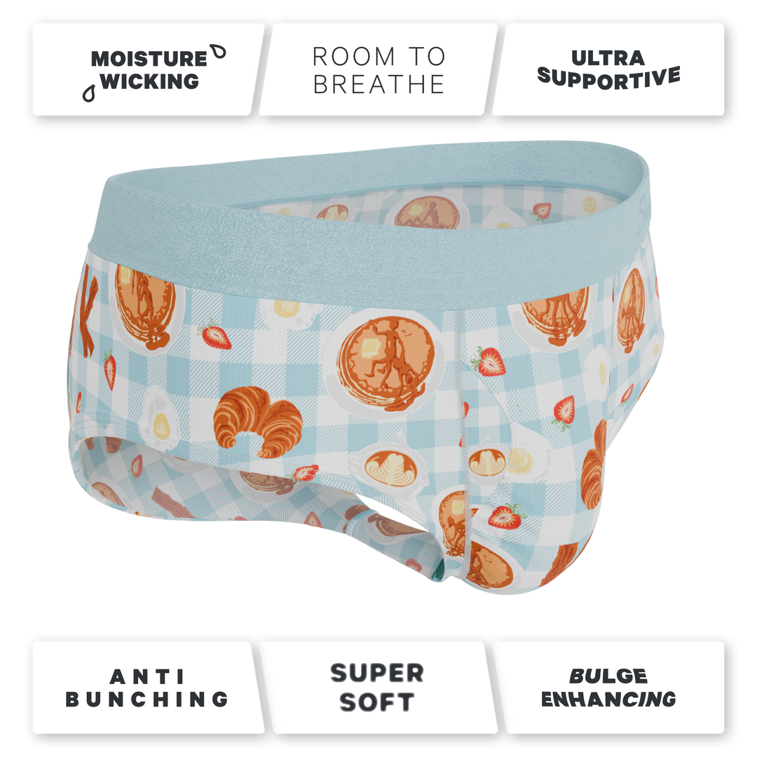 Good Moaning Naughty Breakfast Briefs with Ball Hammock Pouch